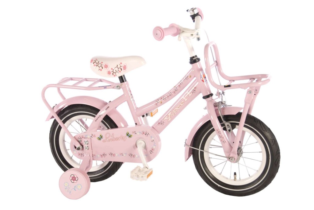 Verbazing Een trouwe Recreatie Kleine transportfiets roze meisjes 12 inch