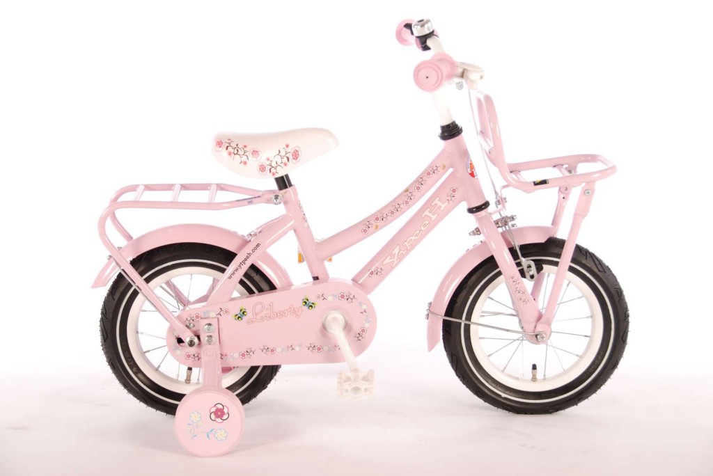 Verbazing Een trouwe Recreatie Kleine transportfiets roze meisjes 12 inch